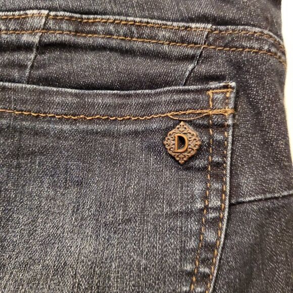 Democracy "Ab"solution Dark Wash Butt Flattering Stretchy skinny Jeans 10 - Picture 8 of 8